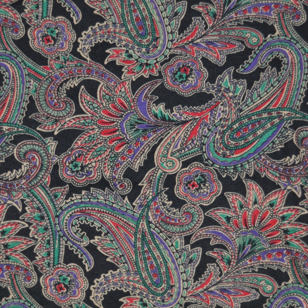 RALPH LAUREN Paisley Print Long Sleeve Top [F3] - Picture 2 of 7